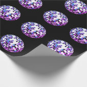 Disco Ball Wrapping Paper Geschenkpapier (Ecke)