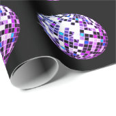 Disco Ball Wrapping Paper Geschenkpapier (Rolleneckpunkt)