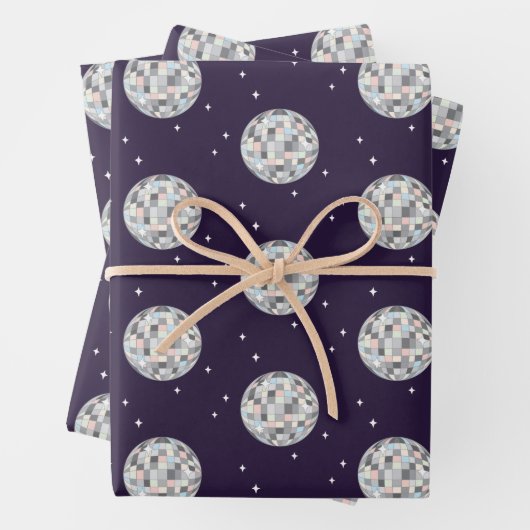 Disco Balls Geschenkpapier Set (Beispiel)