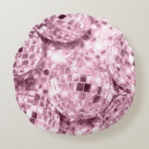 Disco Balls Glam #12 #retro #wall #art Rundes Kissen