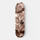 Disco Balls Glam 17 Skateboard (Vorderseite)