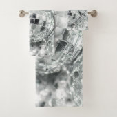 Disco Balls Glam #1 #retro #wall #art Badhandtuch Set (Insitu)