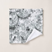 Disco Balls Glam #1 #retro #wall #art Badhandtuch Set (Waschlappen)
