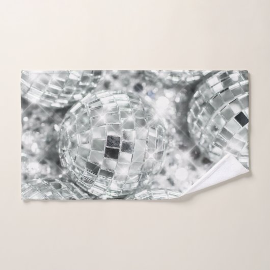Disco Balls Glam #1 #retro #wall #art Badhandtuch Set (Handtuch)
