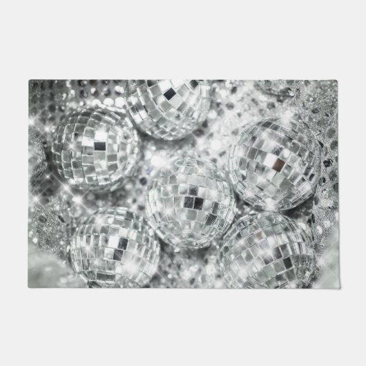 Disco Balls Glam #1 #retro #wall #art Fußmatte (Vorderseite)