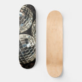 Disco Balls Glam #2 #retro #wall #art Skateboard (Vorderseite)