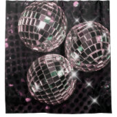 Disco Balls Glam #8 #retro #wall #art Duschvorhang (Vorderseite)