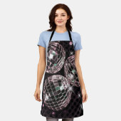 Disco Balls Glam #8 #retro #wall #art Schürze (Getragen)