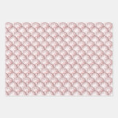 Disco Balls Silber Rosa und Gold Geschenkpapier Set (Vorderseite 2)