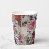 Disco Balls Skulpturen und Rose Pappbecher (Links)