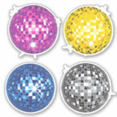 Disco Balls Sticker Set (Vorderseite)