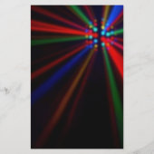 Disco Beams Lights Clubbing DJ Flyer (Hinten)