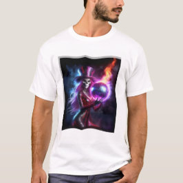 Disco Belle Posen mit ihrem Magischen Diskothek Ba T-Shirt