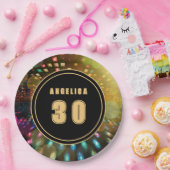 Disco Birthday Pappteller (Party)