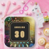 Disco Birthday Pappteller (Party)