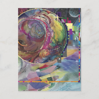Disco Blocks*** Postkarte