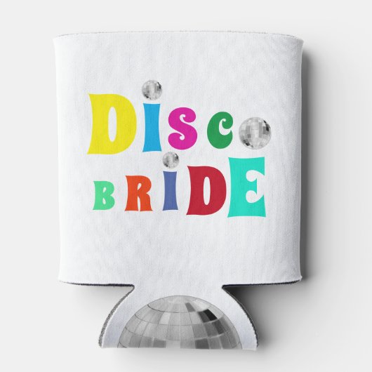 Disco Bride Junggeselinnen-Abschied Dosenkühler (Rückseite)