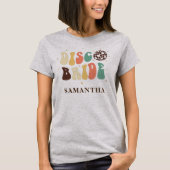 Disco Bridge Junggeselinnen-Abschied Retro Custom T-Shirt (Vorderseite)