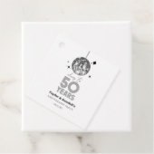 Disco-Cheers 50-jähriges Party zum Hochzeitstag Geschenkanhänger (Beispiel)