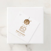 Disco Cheers 60 Years Wedding Anniversary Party Geschenkanhänger (Beispiel)