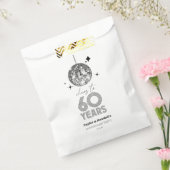 Disco Cheers 60 Years Wedding Anniversary Party Geschenktütchen (Versiegelt)