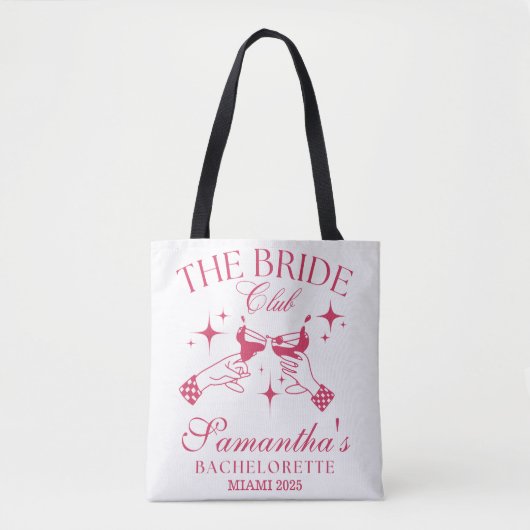 Disco Cheers Bride Club Tasche (Vorderseite)