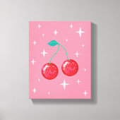 Disco Cherry 1 Leinwanddruck (Vorderseite)