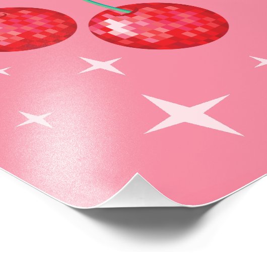 Disco Cherry 2 Fotodruck (Ecke)