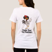 Disco Chicken Tri-Blend Shirt (Rückseite)