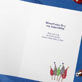 Disco Christmas Teekarte Feiertagskarte