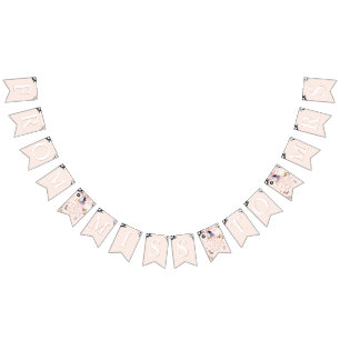 Disco Cowgirl Bachelorette   Frau. Wimpelkette