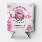 Disco Cowgirl Bachelorette Weekend Party Dosenkühler (Vorderseite)