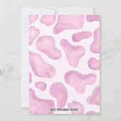 Disco Cowgirl Birthday Einladung (Rückseite)