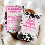 Disco Cowgirl Hot Pink Western Junggeselinnen-Absc Einladung<br><div class="desc">Disco Cowgirl Hot Pink Western Junggeselinnen-Abschied Einladung</div>