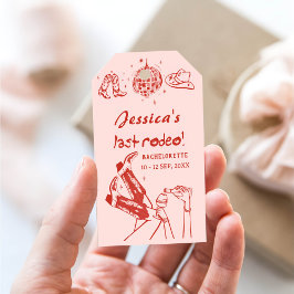 Disco Cowgirl Junggeselinnen-Abschied Geschenkanhänger