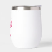 Disco Cowgirl Junggeselinnen-Abschied Wine Tumbler (Links)