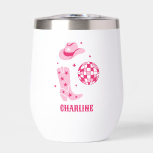 Disco Cowgirl Junggeselinnen-Abschied Wine Tumbler