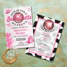 Disco-Cowgirl-Junggesellinnen-Wochenende-Party