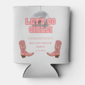 Disco Cowgirl Lasse Go Girls Junggeselinnen-Abschi Dosenkühler (Vorderseite)