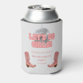 Disco Cowgirl Lasse Go Girls Junggeselinnen-Abschi Dosenkühler (Kanne Rückseite)