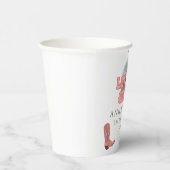 Disco Cowgirl Lasse Go Girls Junggeselinnen-Abschi Pappbecher (Rechts)