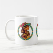 Disco Cowgirl Mug – Retro Western Autumn Vibes Kaffeetasse (Links)