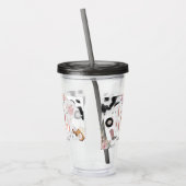 Disco Cowgirl Nashville Pink Rodeo | Bachelorette Acryltrinkbecher (Links)