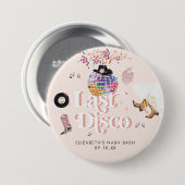 Disco Cowgirl Nashville Pink Rodeo | Bachelorette Button (Vorne & Hinten)