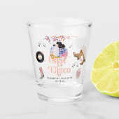 Disco Cowgirl Nashville Pink Rodeo | Bachelorette Schnapsglas (Vorderseite)