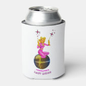 Disco Cowgirl Retro Junggeselinnen-Abschied T - Sh Dosenkühler (Kanne Vorderseite)