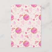 Disco Cowgirl Rodeo Werden Sie meine Trauzeugin Begleitkarte (Rückseite)