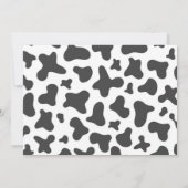 Disco Cowgirl Rodeo Western Geburtstag Einladung (Rückseite)