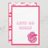 Disco Cowgirl Save The Date (Vorne/Hinten)