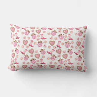 Disco Cowgirl Valentine Lumbar Pillow Lendenkissen